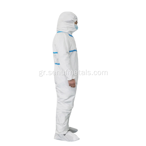 ppe full body isolation protection suit μίας χρήσης ολόσωμη φόρμα